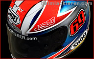 Helmdesign auf SHOEI X-Spirit für 2008er IDM und WM Supersport 600 SSP